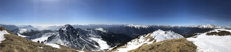 Panoramica sulle Alpi Carniche
